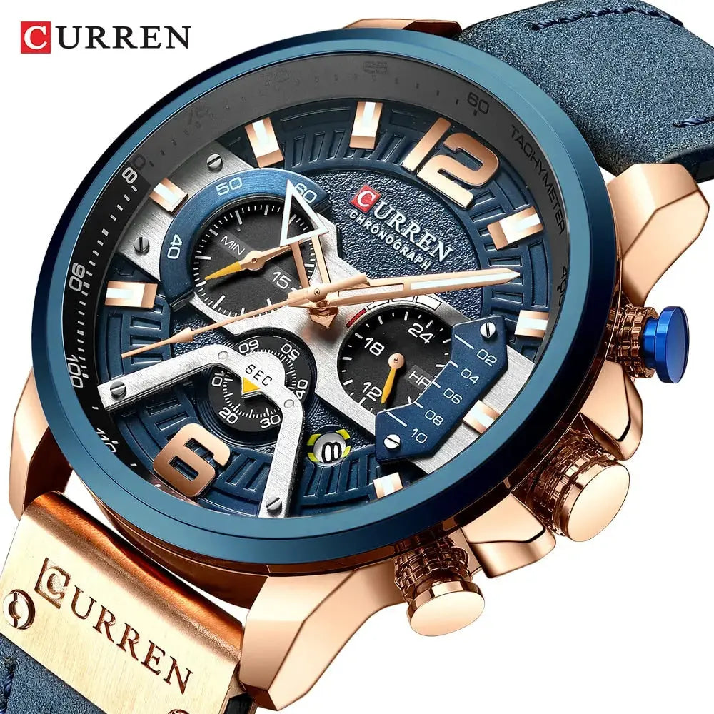 CURREN Casual Sport Watches for Men-Baldwens