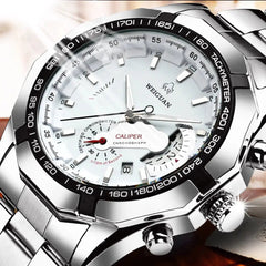 Casual Sport Watches Chronograph Wristwatch Automatic business Movement  Imported Mechanical Waterproof Luminous product-Baldwens