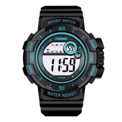 Cool Luminous Men Sport Watch High-end Silicone Strap Military Wrist Watch-Baldwens