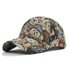 Cute Bear Baseball Cap-Baldwens