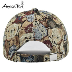 Cute Bear Baseball Cap-Baldwens