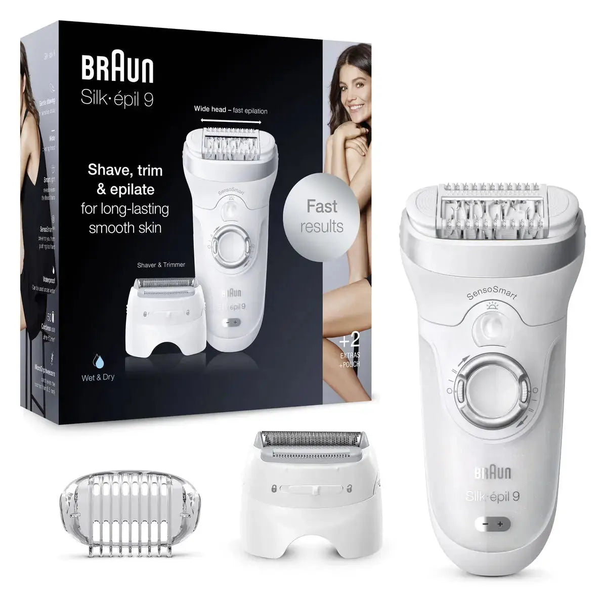 Electric Hair Remover Braun Braun Silk-épil 9 9-705-Braun