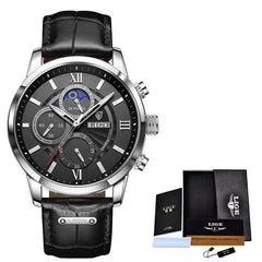 LIGE Men Top Brand Luxury Men Wrist Watch-Baldwens