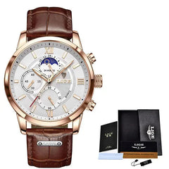 LIGE Men Top Brand Luxury Men Wrist Watch-Baldwens