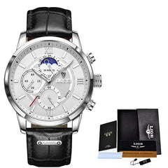 LIGE Men Top Brand Luxury Men Wrist Watch-Baldwens