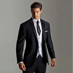 Luxury 100% Silk Super 120 Pure Wool Suits Tailor Made Suits-Baldwens