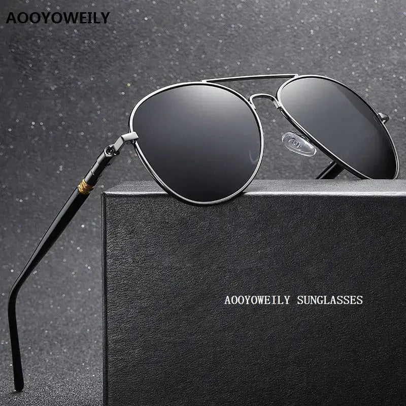 Luxury Men Polarized Sunglasses-Baldwens