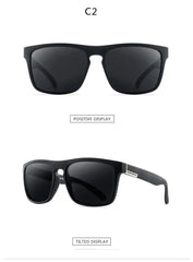Men Classic Design Mirror Square Sunglasses-Baldwens