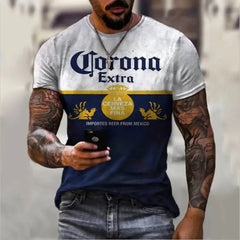 Men Monogram Printed T-shirt-Baldwens