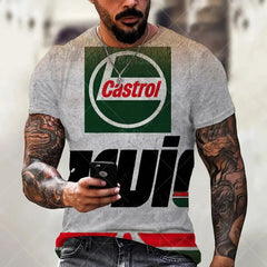 Men Monogram Printed T-shirt-Baldwens