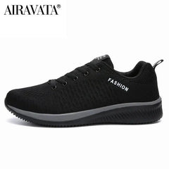 Men Women Knit Sneakers Breathable Athletic Running Walking Gym Shoes-Baldwens