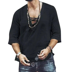 Men's Boho Summer Top-Baldwens