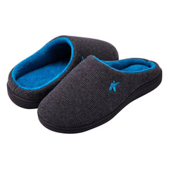 Men's Memory Foam Winter and Autumn Grey Slipper-Baldwens