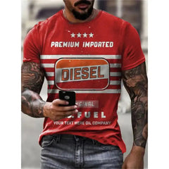 Men's New Fashion Tees - Hard Rock-Baldwens