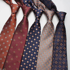 Men's business dress all kinds of polyester silk jacquard men's tie-Baldwens