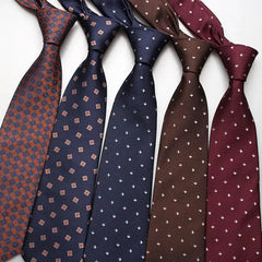 Men's business dress all kinds of polyester silk jacquard men's tie-Baldwens