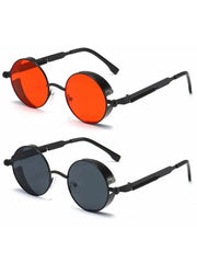 Metal Steampunk Sunglasses-Baldwens