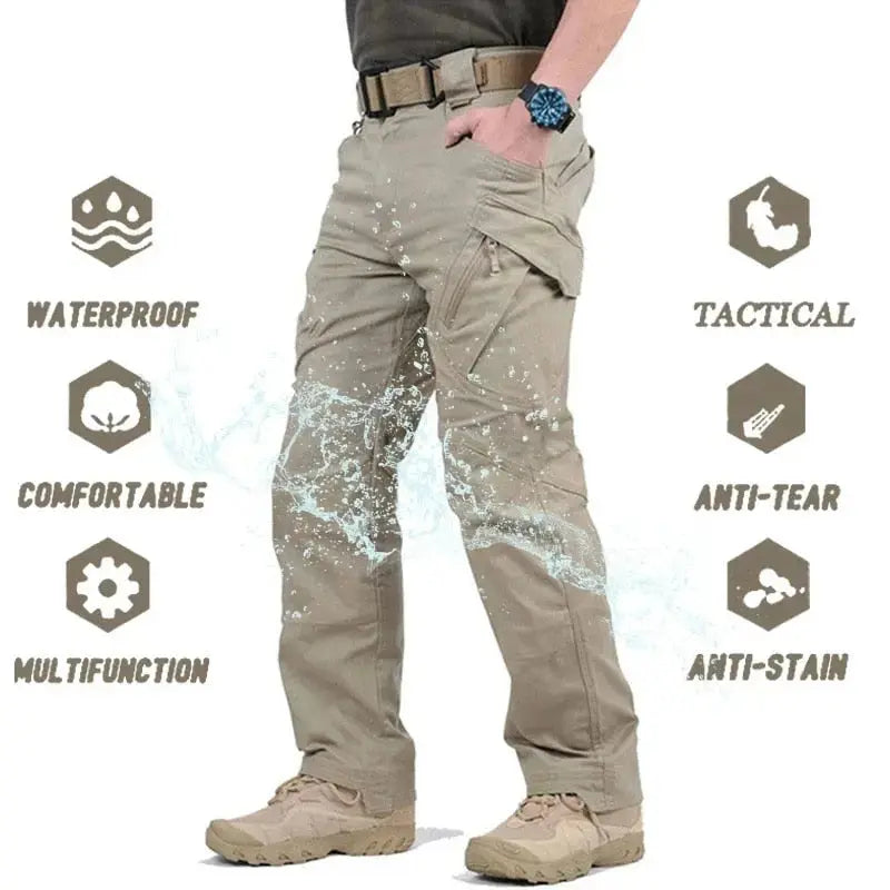 Military Tactical Pants Men SWAT Combat Army Pants - Cargo Waterproof Pants-Baldwens