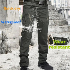 Military Tactical Pants Men SWAT Combat Army Pants - Cargo Waterproof Pants-Baldwens