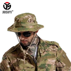 Multicam Tactical Airsoft Sniper Camouflage Bucket Boonie Hats-Baldwens