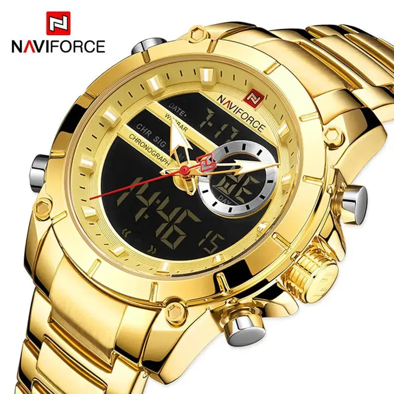 NAVIFORCE Luxury Original Men Sports Wrist Watch-Baldwens