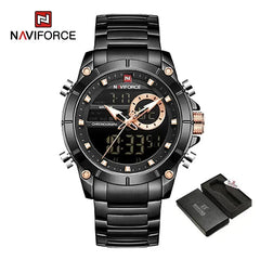 NAVIFORCE Luxury Original Men Sports Wrist Watch-Baldwens