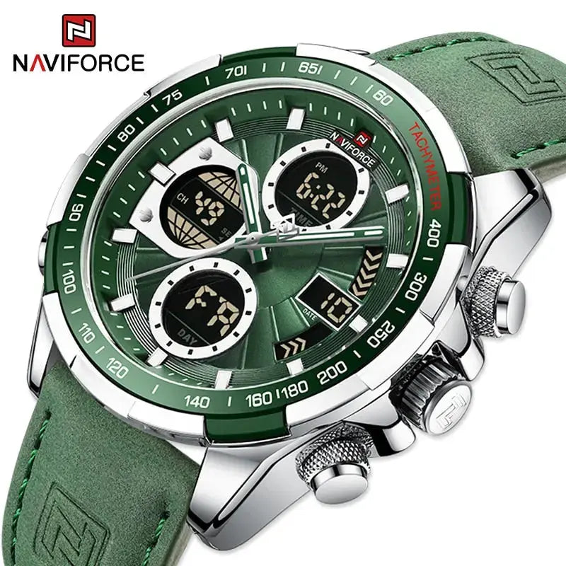NAVIFORCE Military Chronograph Watches for Men-Baldwens