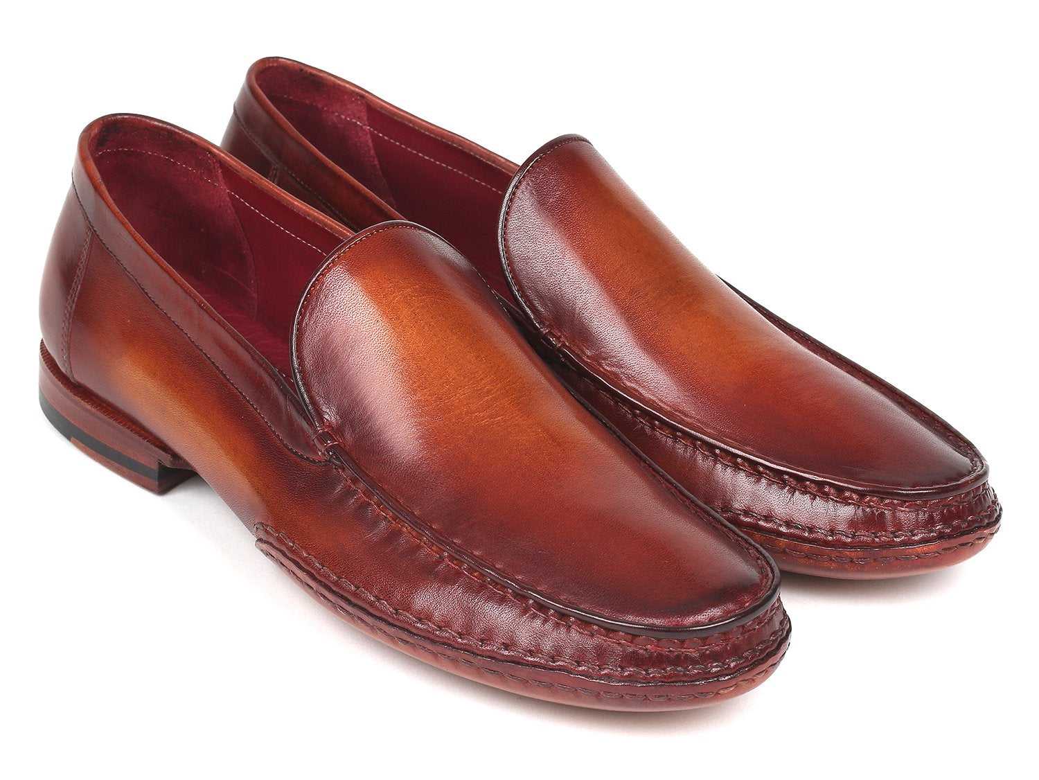 Paul Parkman Hand-Sewn Moccasins Brown (ID#MC651-BRW) - Honesty Sales