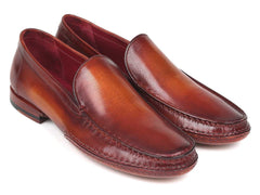 Paul Parkman Hand-Sewn Moccasins Brown (ID#MC651-BRW) - Honesty Sales