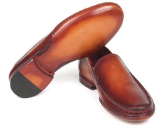 Paul Parkman Hand-Sewn Moccasins Brown (ID#MC651-BRW) - Honesty Sales