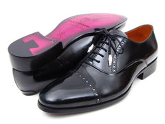 Paul Parkman Men's Captoe Oxfords Black Dress Shoes (ID#78RG61) - Honesty Sales