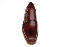 Paul Parkman Men's Double Monkstrap Goodyear Welted Shoes (ID#061-BRD) - Honesty Sales