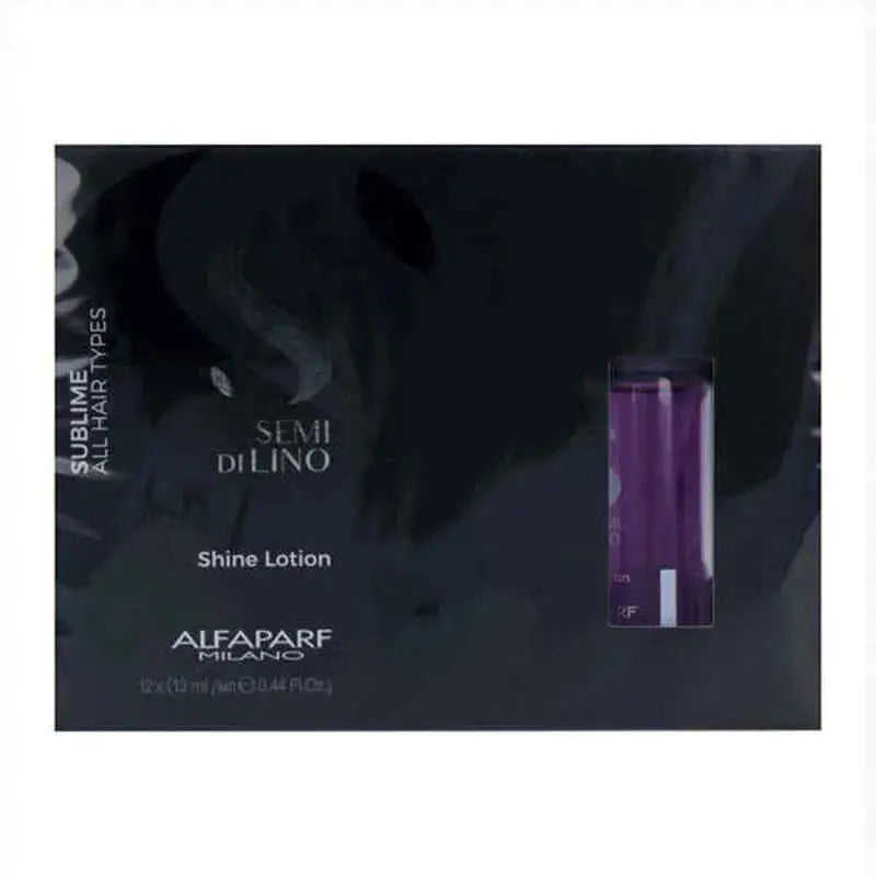 Protective Hair Treatment Semi di Lino Sublime Shine Lotion Alfaparf Milano (12 x 13 ml)-Alfaparf Milano