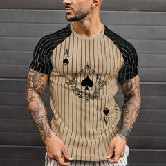 Street Style Round Neck Shirt-Baldwens